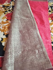 Red &amp; Gold Sari