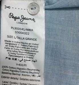 Light Blue Ruffle Blouse