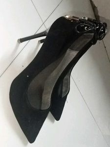 Black Pencil Heels