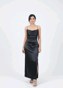 Elegant Black Slip Dress