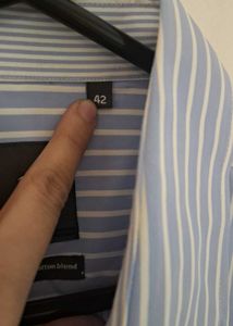 Striped Blue Shirt for Men