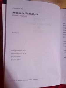 Physics Practical Book (Class 11)