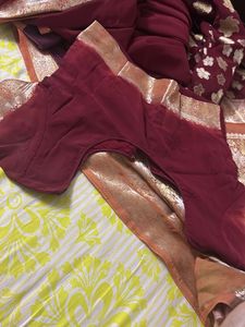 Saree With Blouse Party Wear