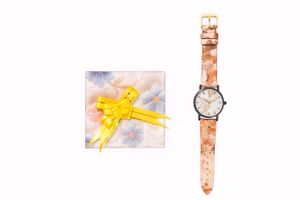 Floral Print Watch