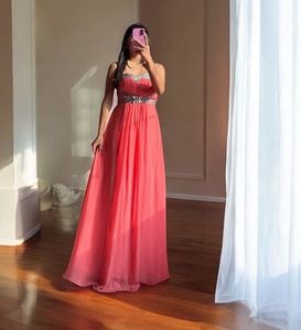 Peach Embellished Gown