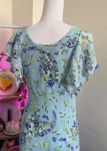 Butterfly Print Dress