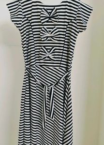 Striped Ribbon Dress 🎀