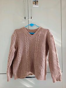 Cozy Knit V-Neck Sweater