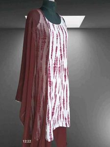 Tie-Dye Anarkali Suit Set