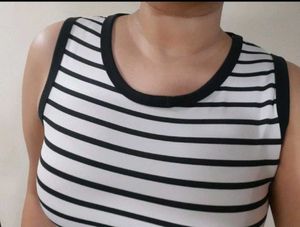 Striped Fitted Top