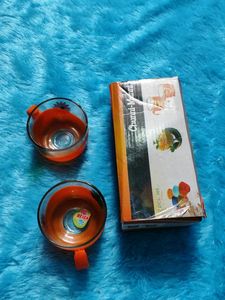 2 Glass Cup Kitchen Accessories