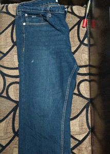 Dark Blue Denim Jeans