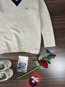 Ralph Lauren V-Neck Knit Sweater