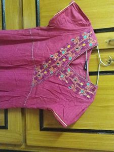Pink Melange Kurti - Size 36