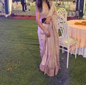 Elegant Pink Saree