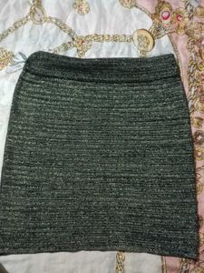 Sparkly Tweed Mini Skirt