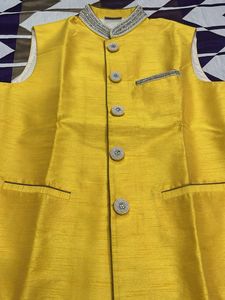 Yellow Ethnic Jacket