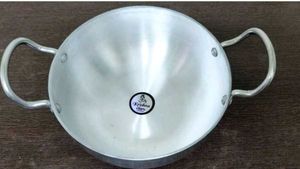New Induction Base Aluminum Kadai.