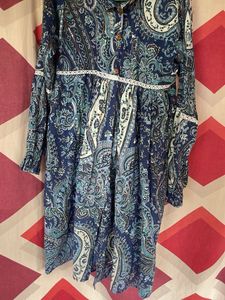 Paisley Print Dress