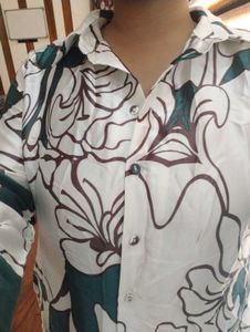 Floral Print Button-Up Dress