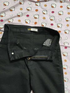 Black Flare Leg Pants