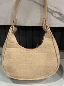 Trendy Faux Croc Shoulder Bag