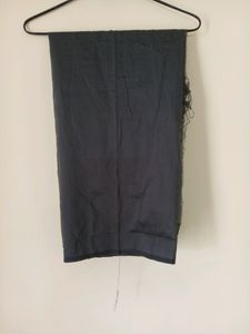 Charcoal Silk Fabric