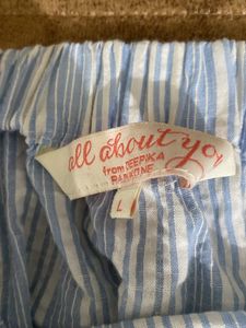 White &amp; Blue Party Wear Off Shoulder Top