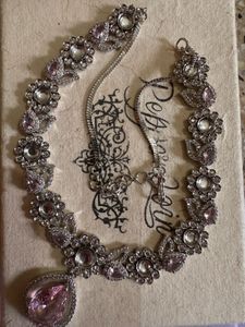 Pink and silver toned AD set.