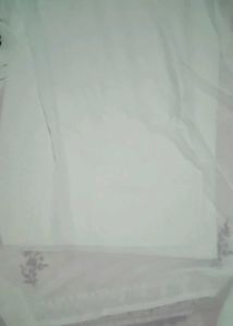 Elegant Embroidered unstitch material.