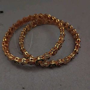 Gold-Plated Bangles Set