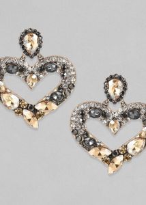 Rubans Heart Drop Earrings