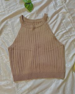 URBANIC Halter Beige Top❤️