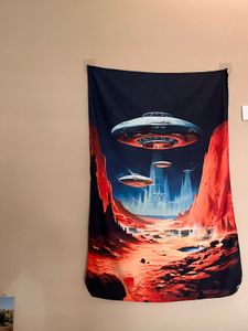 URBAN PITARA Y2K Grand Canyons of Mars Tapestry