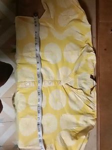 Yellow Cotton Kurti