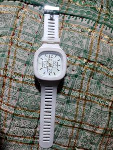 Mens Watch White Colour Watc
