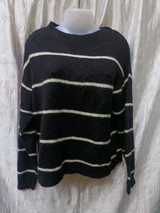 H&amp;m Striped Knit Pullover 🖤