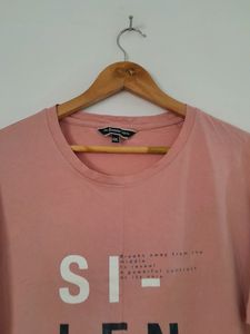 Peach Printed T-Shirt (Women&#39;s)