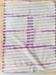 Wet-Free Baby Sheet – Purple &amp; White (21x28 inch)