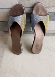 Silver Sparkle Heels