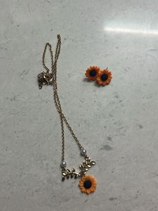 Chain And Earring Set