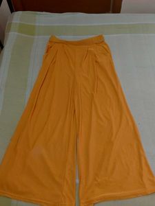 Stylish Orange Wide Leg Pants