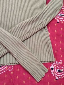 Ribbed Long Sleeve Top