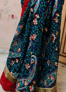 fully thread 🧵 embroidery 🪡 black 🖤 saree 🔥