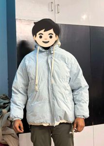 Premium Sky Blue Puffer jacket