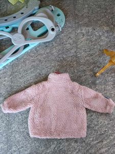 Pink Sherpa Jacket - Adorable &amp; Cozy!