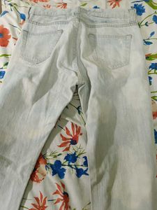 Light Wash Distressed Jeans