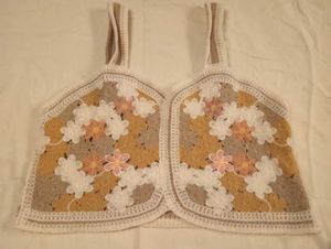 Crochet Floral Tank Top