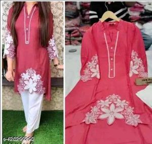 Beautiful Embroidery Kurta Pant 👌