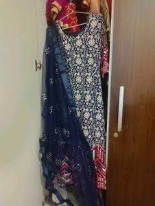 Mirror Work Embroidered Kurta Set